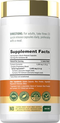Thumbnail for Image 2 of Carlyle Turmeric Curcumin Supplement | 180 Powder Capsules