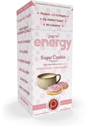 Image 1 of Default Title for the product Perk Energy Drink Mix (Sugar Cookie) 10 Stick Packs