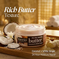Thumbnail for Image 2 of Cuccio Naturale Butter Blends Body Cream - Coconut And White Ginger - 8 Oz