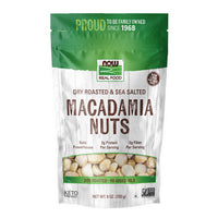 Thumbnail for Now Foods Dry Roasted & Salted Macadamia Nuts 9 oz