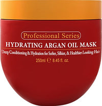 Thumbnail for Image 1 of 8.45 Fl Oz (Pack of 1) for the product Arvazallia Hydrating Argan Oil Hair Mask & Deep Conditioner For Dry Hair 8.45 oz Jar