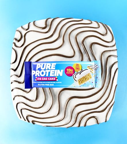 Image 6 of Pure Protein Zig Zag Cake Protein Bars, 19g Protein, Gluten Free, 4 Ct
