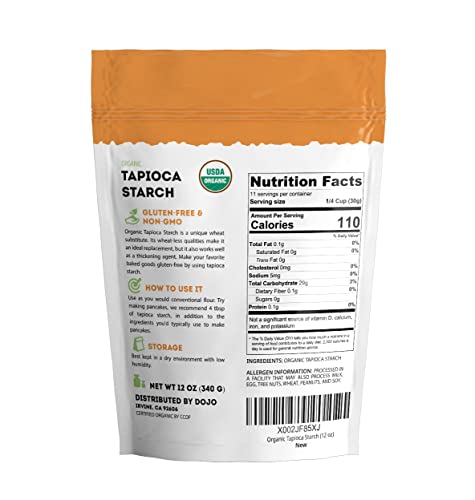Image 3 of Kate Naturals Tapioca Starch Flour for Baking, Cooking & Boba Pearls (12oz)