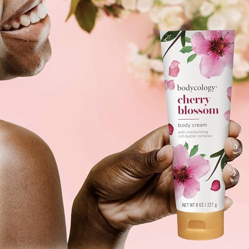Image 6 of Bodycology Shea Butter Body Cream, Cherry Blossom, 8 Ounce (Pack of 12)