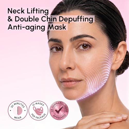 Image 2 of MAREE Anti Aging V Line Lifting Mask - Neck & Chin Lifting Mask - 10 Ct