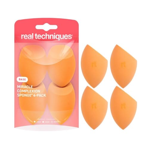 Image 1 of Default Title for the product Real Techniques Miracle Complexion Sponge, 4 Pack