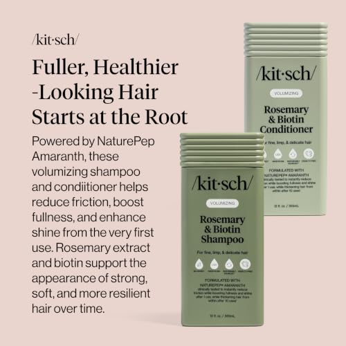 Image 5 of Kitsch Rosemary & Biotin Shampoo and Conditioner Set – Made in USA