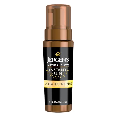 Image 2 of Ultra Deep Bronze / 6 Fl Oz (Pack of 1) / 1 Pack (6 Fl Oz), Self Tanning Mousse for the product Jergens Natural Glow Self Tanner Mousse