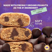 Thumbnail for Image 4 of Raw Rev Glo Vegan Protein Bars Peanut Butter Dark Chocolate & Sea Salt, 12 bars, Pack of 2