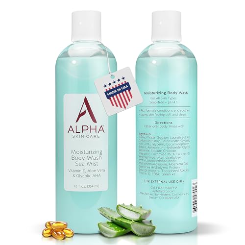 Image 8 of Alpha Skin Care Moisturizing Body Wash, Glycolic AHA