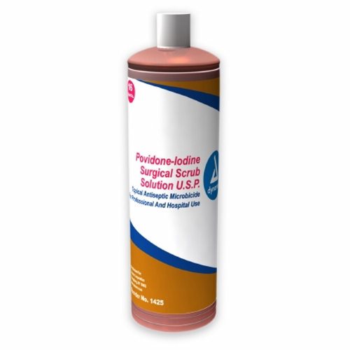 Surgical Scrub Dynarex 16 oz. Bottle 7.5% Strength Povidone-Iodine 16 Oz by Dynarex