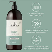 Thumbnail for Image 6 of Sukin Haircare Natural Balance Conditioner, 33.82 Ounce