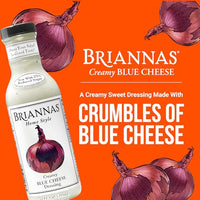 Thumbnail for Image 2 of BRIANNAS Home Style Creamy Blue Cheese Dressing, Gluten Free, 2 Pack