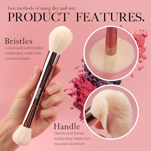 Image 2 of Raffaello 6-in-12 Dual-Ended Makeup Brushes Set