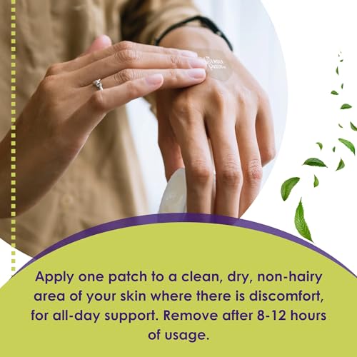 Image 4 of The Friendly Patch CO. Relief Day Patch - Arnica, White Willow Bark, Saffron & Peppermint for Soreness and discomfort for Women and Men