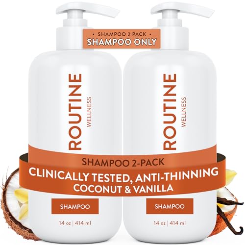 Image 15 of Coconut & Vanilla (Pack of 2) for the product Routine Wellness Anti-Thinning Shampoo