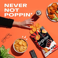 Thumbnail for Image 5 of popchips Potato Chips BBQ Potato Chips Single Serve 0.8 oz Bags Barbeque, 19.2 Ounce, (Pack of 24)