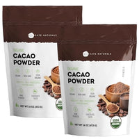 Thumbnail for Image 4 of 16oz (Pack of 2) for the product Kate Naturals Organic Cacao Powder