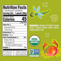 Thumbnail for Image 2 of Earth's Best Organic Butternut Squash, Mango and Sweet Peas Puree Pouch 3.5 oz (Pack of 12)