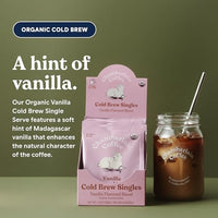 Thumbnail for Image 3 of Chamberlain Coffee Vanilla Flavored Instant Cold Brew Singles - 10 Packets