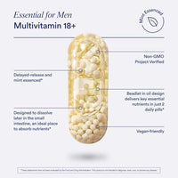 Thumbnail for Image 5 of Ritual Men's 18+ Multivitamin - 60 Capsules - 30 Servings