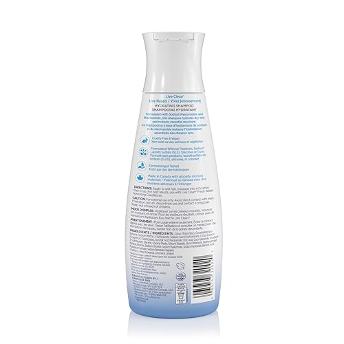 Image 3 of Live Clean Shampoo, Hydrating Fresh Water, 12 Oz