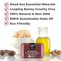 Thumbnail for Image 3 of One With Nature Dead Sea Salt Sandalwood Soap 7oz 3-Pack
