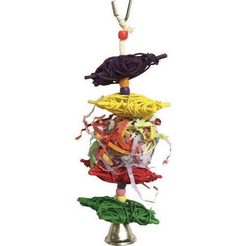 Happy Beaks Crinkle Crinkle Little Star Bird Toy 8.26 X 2.56 X 2.56 by A&E Cage Company