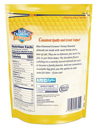 Thumbnail for Image 2 of Blue Diamond Almonds Honey Roasted Snack Almonds, 16Oz, Pack of 2