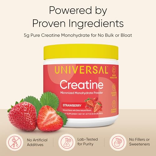 Image 4 of Universal U Creatine Monohydrate for Women - Flavored Creatine Powder, 30 Servings