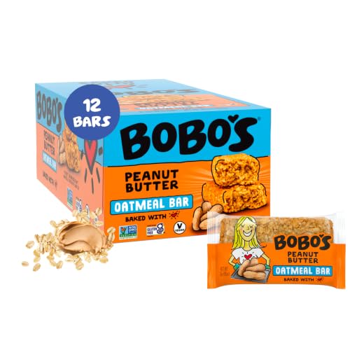 Image 1 of Default Title for the product Bobo's Soft Baked Oatmeal Bars, Peanut Butter, 3oz (12 ct)