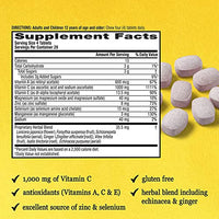 Thumbnail for Image 3 of Airborne 1000mg Vitamin C  Zinc Immune Support Supplement Chewable Tablets, Very Berry & Citrus Flavor, 116 Count