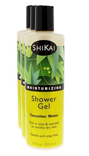 Image 14 of Cucumber Melon / 12 Fl Oz (Pack of 3) for the product ShiKai Daily Moisturizing Shower Gel