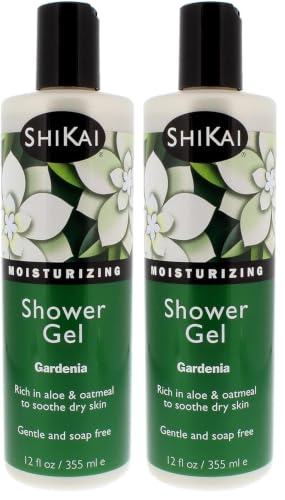 Image 9 of Gardenia / 12 Fl Oz (Pack of 2) for the product ShiKai Daily Moisturizing Shower Gel