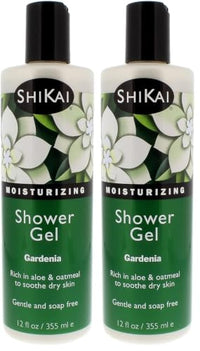 Thumbnail for Image 9 of Gardenia / 12 Fl Oz (Pack of 2) for the product ShiKai Daily Moisturizing Shower Gel