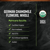 Thumbnail for Image 6 of Frontier Co-op Organic German Whole Chamomile Flowers, 1-pound Bulk Bag