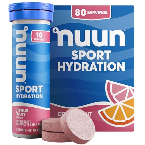 Image 1 of Default Title for the product Nuun Sport Electrolyte Tablets Citrus Fruit, GF & Vegan, 8 Pack