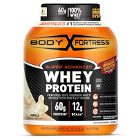 Thumbnail for Image 1 of Default Title for the product Body Fortress Super Advanced Whey Protein Powder, Vanilla, 3.9 lbs