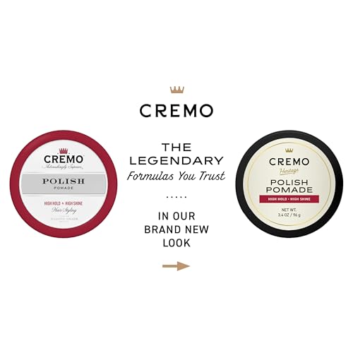 Image 2 of Cremo Hair Styling Shine Pomade for Men 3.4 Ounce Pack of 12