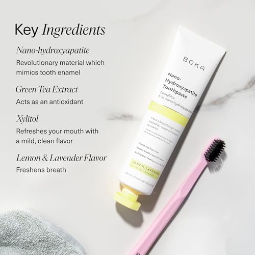 Image 5 of Boka Toothpaste - Nano Hydroxyapatite Toothpaste, Fluoride Free Toothpaste