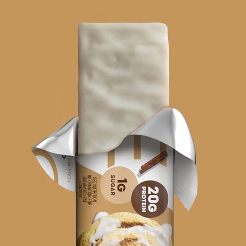 Image 3 of ONE Cinnamon Roll Protein Bars, 20g Protein, Gluten Free Snacks, 12 Count (2.12 oz) (Pack of 6)