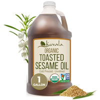 Thumbnail for Image 4 of 128 Fl Oz (Pack of 1) for the product Kevala Organic Toasted Sesame Oil