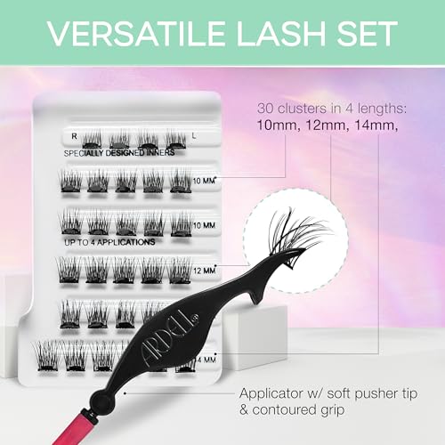 Image 4 of Ardell Press On Lashes Naked Soft Volume Pre Glued Lash Clusters 30 ct