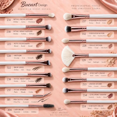 Image 5 of Bueart Design 32Pcs PRO Makeup Brushes Set