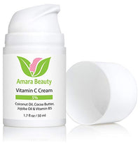 Thumbnail for Image 2 of Amara Beauty Vitamin C Cream for Face with Coconut Oil, Cocoa Butter & Jojoba Oil, 1.7 fl. oz.