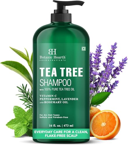 Image 1 of Default Title for the product Botanic Hearth Tea Tree Shampoo For Men & Women - 16 Fl Oz