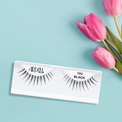 Image 3 of Ardell Natural Lashes False Eyelashes, 104 Black, 4 Pack