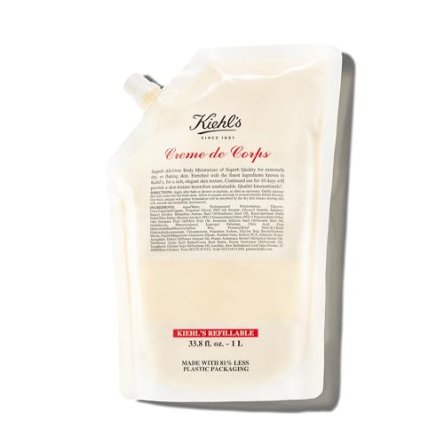 Image 4 of 33.8 Fl Oz / 1 Liter (Refill) for the product Kiehl's Creme de Corps Body Lotion