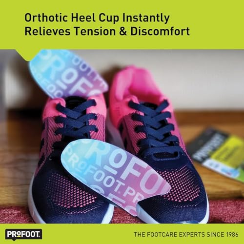 Image 4 of PROFOOT Achilles Tendonitis Orthotic Heel Cup for Men (Sizes 8-13) - 1 Pair