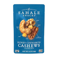 Thumbnail for Image 1 of Default Title for the product Sahale Snacks Honey Cinnamon Cashews Glazed Mix, 4 Ounce (Pack of 6)